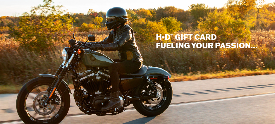 Create H-D gift card account today.